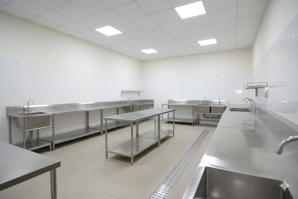 Thiết kế bếp căng tin IQL
