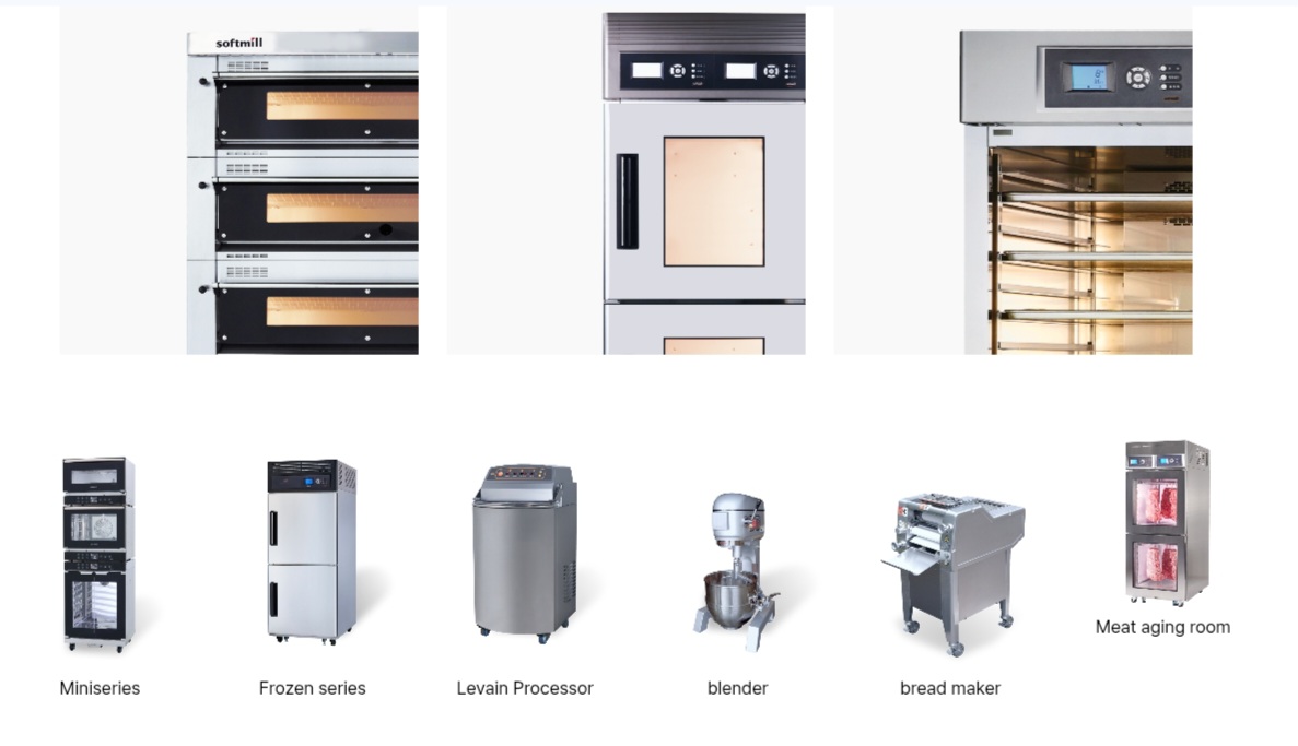 Thiết bị làm bánh cao cấp sofrmill Hàn Quốc