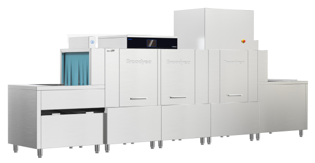 máy rửa khay công nghiệp có sấy