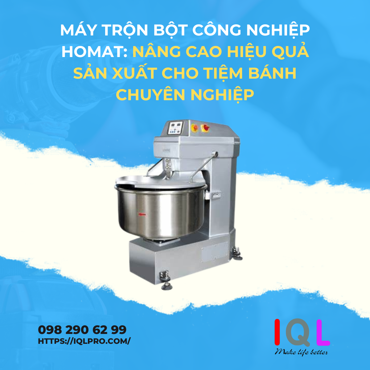 Máy trộn bột 100kg Homat HM-120A