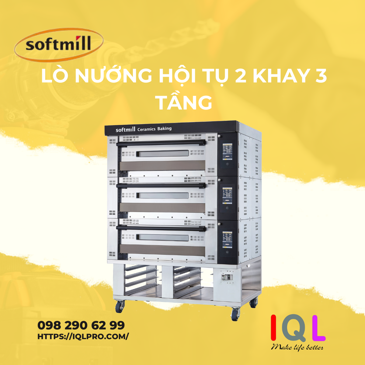 Lò nướng hội tụ 2 khay 3 tầng DHCV-23