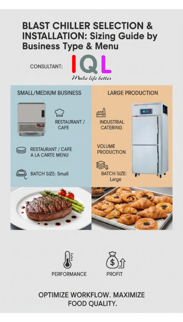 Lắp đặt tủ đông nhanh