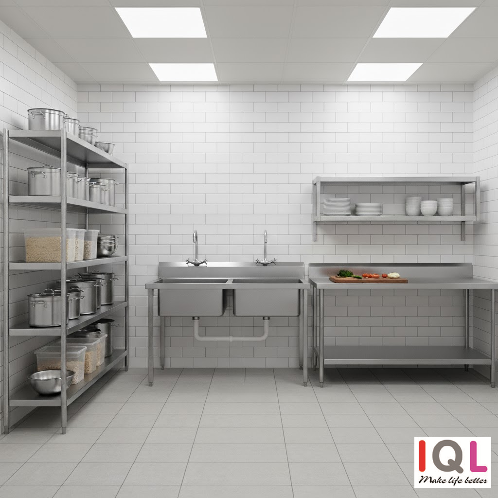 IQL sản xuất thiết bị inox tùy chỉnh cho nhà hàng