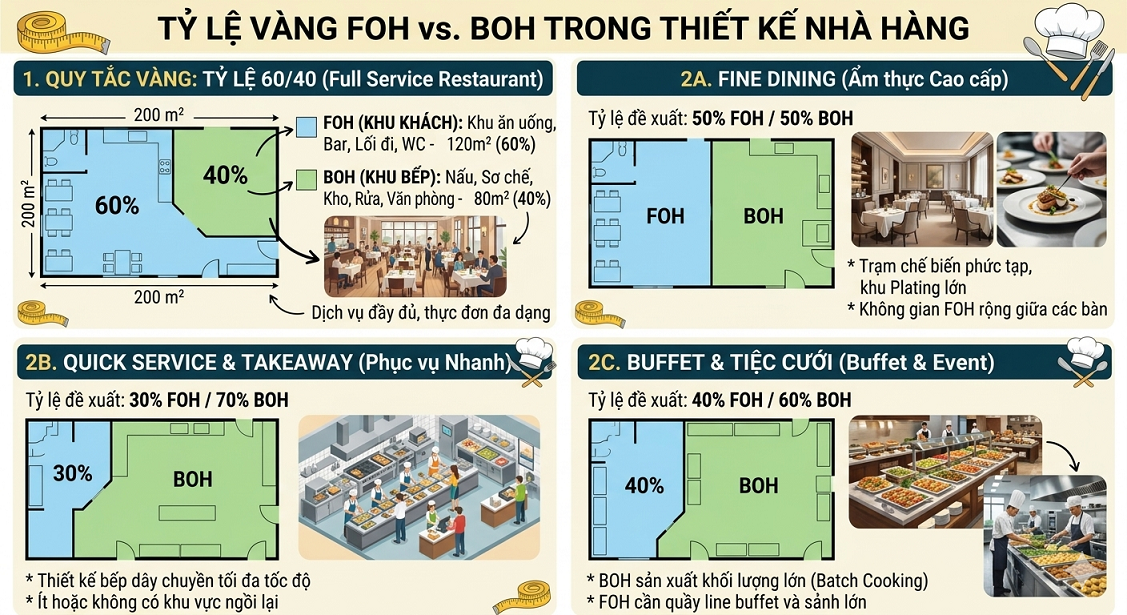 IQL thiết kế bếp nhà hàng chuyên nghiệp