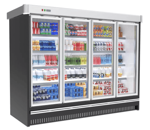 Tủ trưng bày nước ngọt căn tin