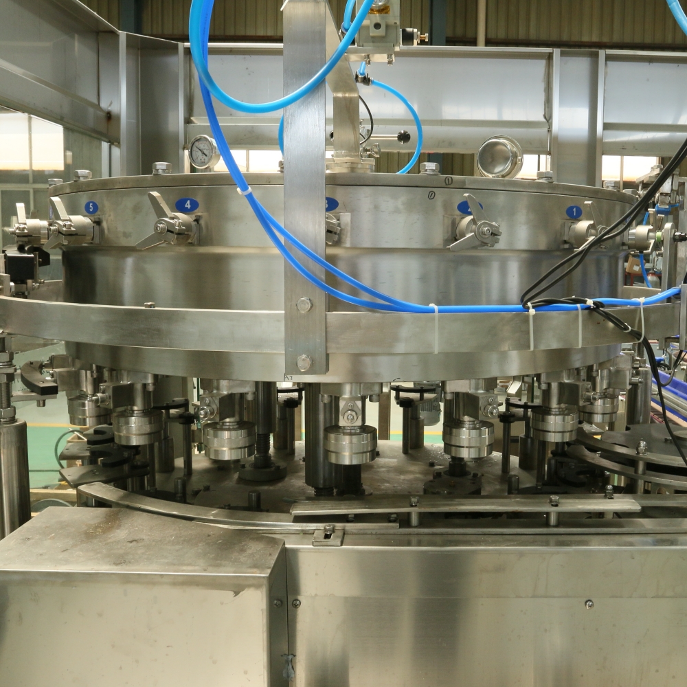 bộ phận chiết rót máy chiết rót lon