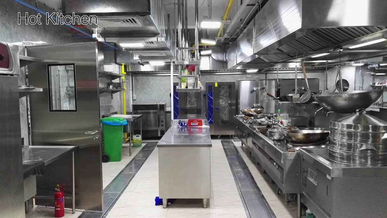 khu bếp nóng của bệnh viện