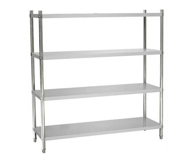 Kệ phẳng 4 tầng inox 304