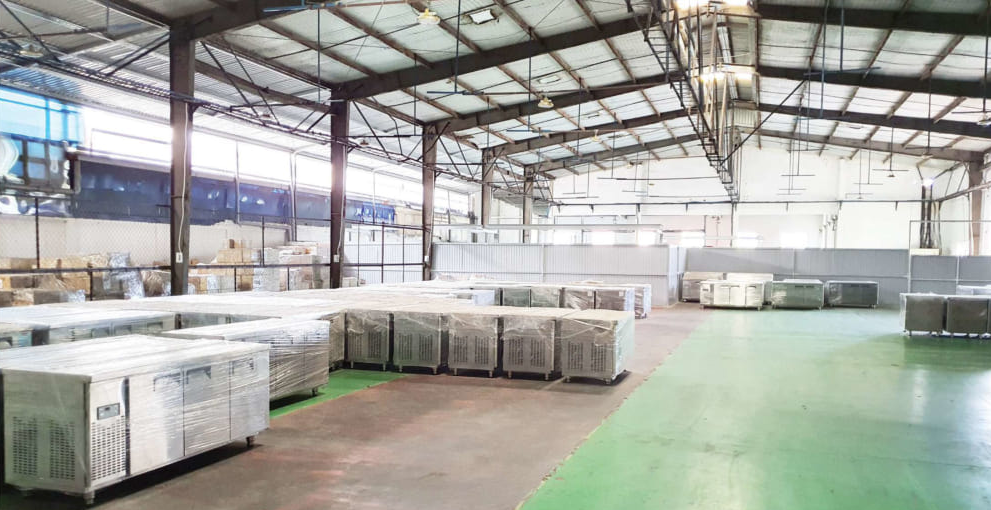 kho hàng bàn lạnh salad của IQL