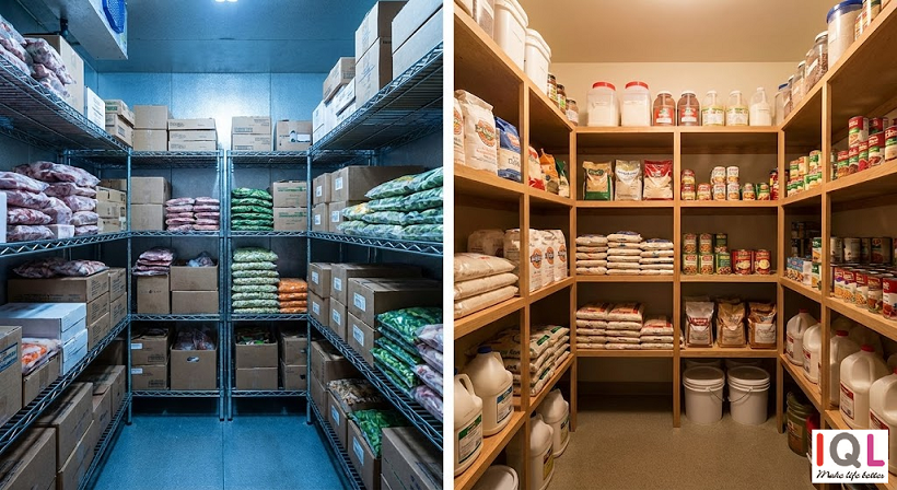 kho khô và kho lạnh trong nhà hàng