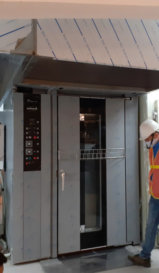 IQL lăp đặt lò nướng xoay