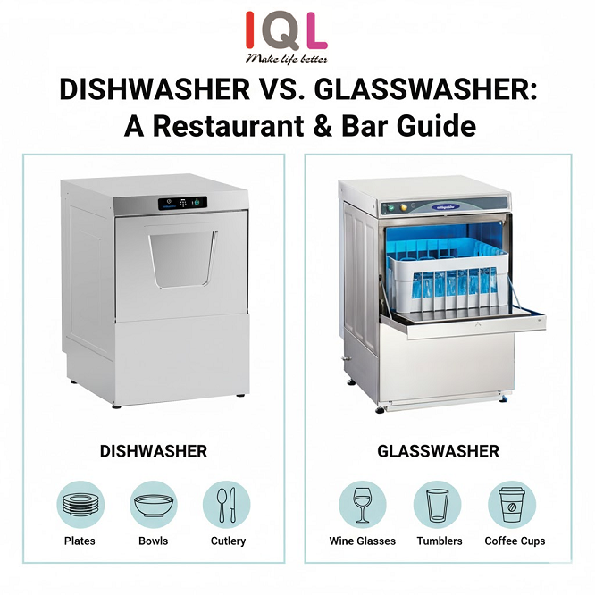 phân biệt máy rửa chén và máy rửa ly