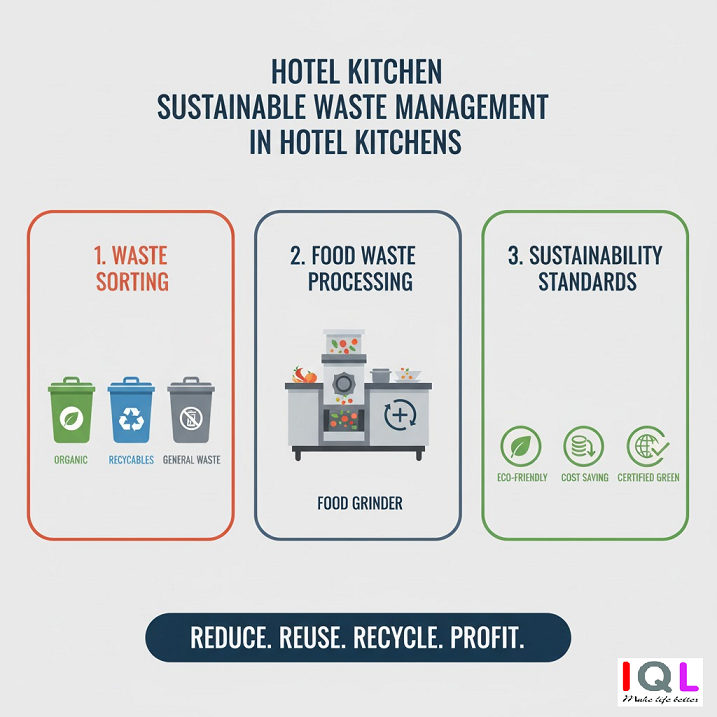 quản lý chất thải trong bếp khách sạn