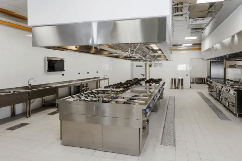 sàn, tường, trần cho bếp công nghiệp IQL